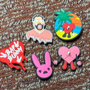 Bad bunny Jibbitz croc accessories